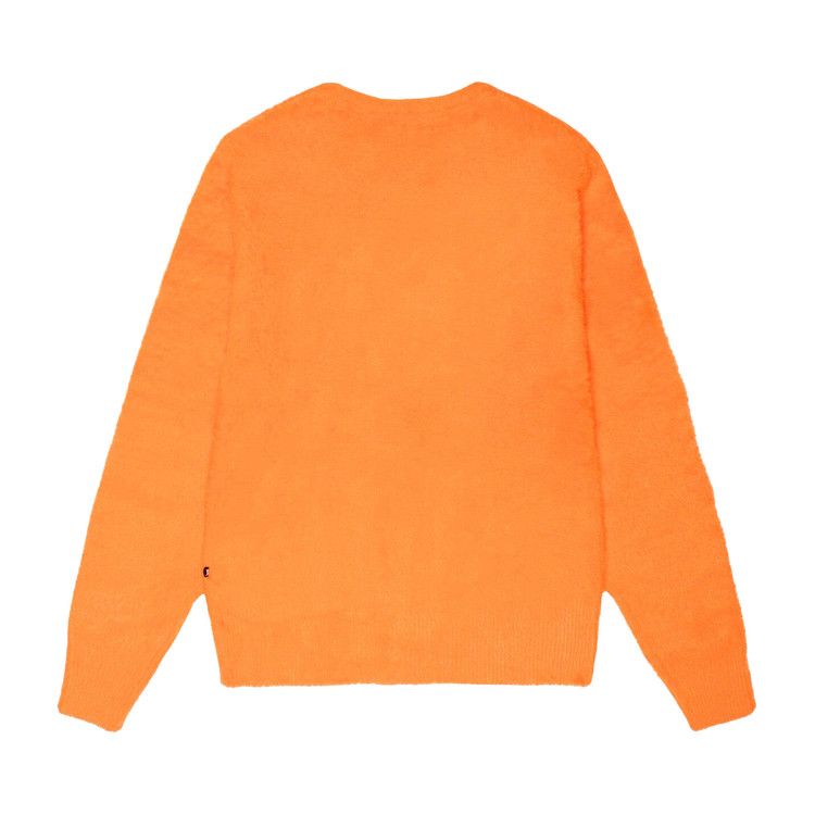 Stussy Shaggy Cardigan Red Orange