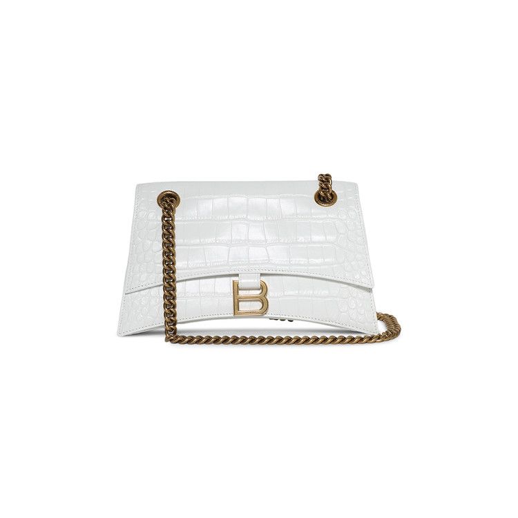 Balenciaga Crush Chain Bag Optic White