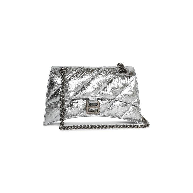 Balenciaga Crush Chain Bag Silver