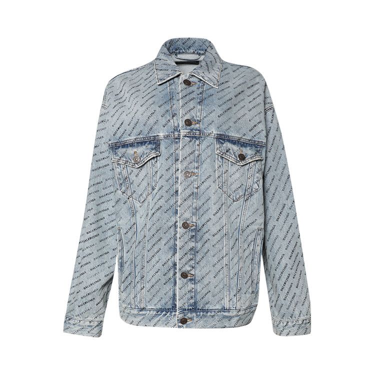 Balenciaga Large Fit Jacket Iced Blue