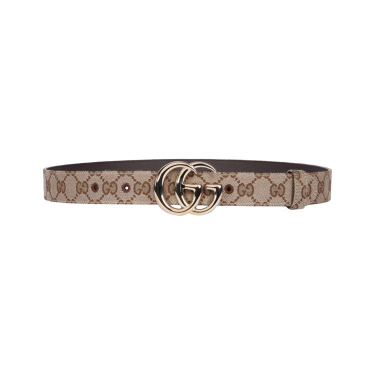 Gucci Gg Marmont Thin Belt 'beige'