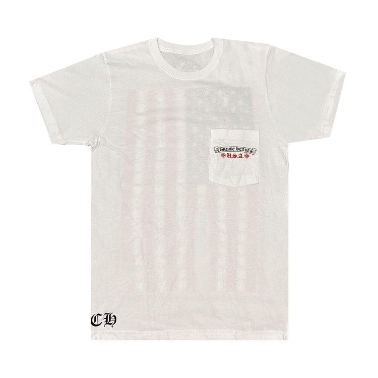 Buy Chrome Hearts USA Flag Short-Sleeve Tee 'White' - 1383