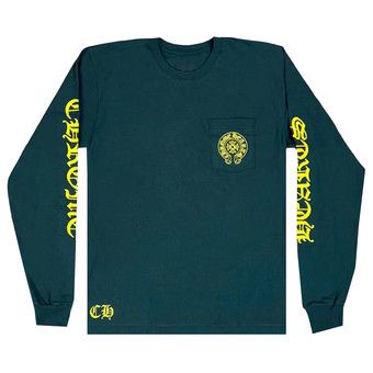 Buy Chrome Hearts Horseshoe Long-Sleeve 'Green/Yellow