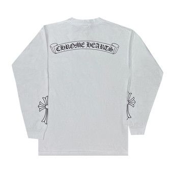 Buy Chrome Hearts Scroll Motif Long-Sleeve 'White' - 1383