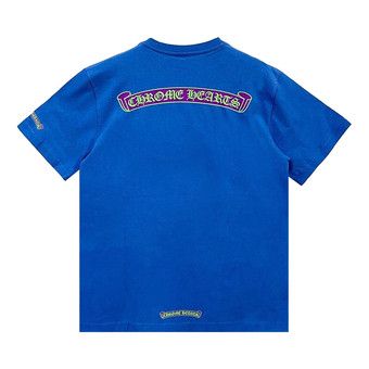 +CHROIME HEARTS+ SCROLL TEE BLUE スクロール Tシャツ ピンク chrome hearts Scroll Tee - Pink/Blue | Garmentory