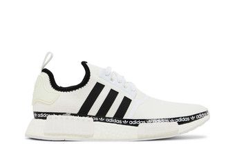 Nmd white with black stripes hotsell