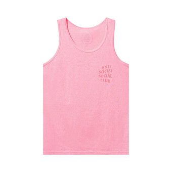 Buy Anti Social Social Club Goodbye Summer Tank Top 'Pink