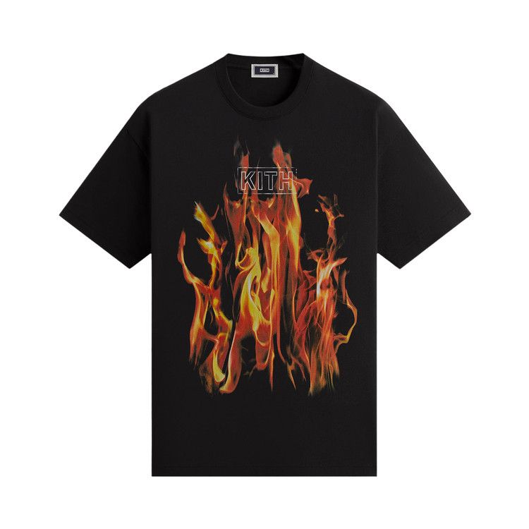 Buy Kith Pyro Box Logo Vintage Tee 'Black' - KHM032330 001