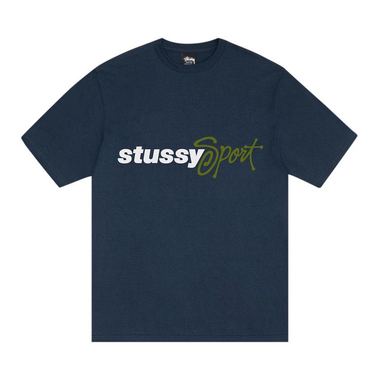 Buy Stussy Sport Script Tee 'Navy' - 1905070 NAVY | GOAT