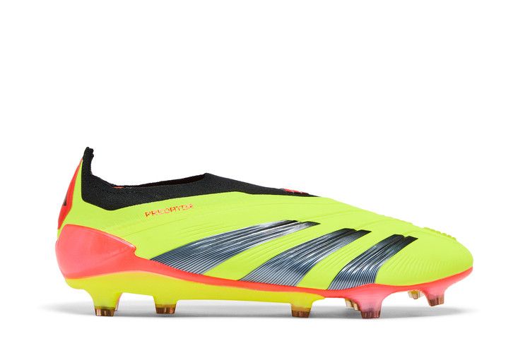adidas Predator 24 Elite Laceless FG Team Solar Yellow Core Black Solar Red — foto 2