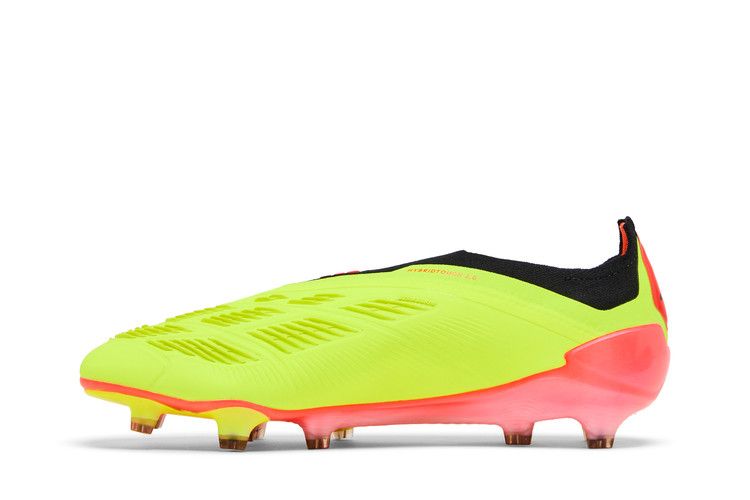 adidas Predator 24 Elite Laceless FG Team Solar Yellow Core Black Solar Red — foto 4