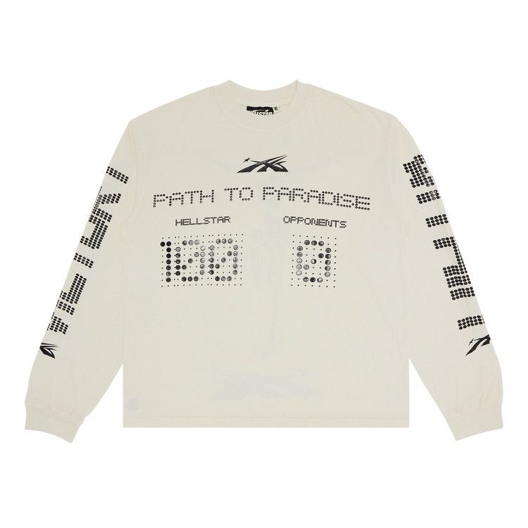 Hellstar Scoreboard Long-Sleeve T-Shirt White