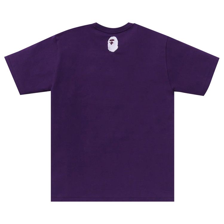 Bape A Bathing Ape Logo T-Shirt Purple