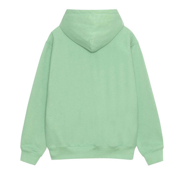 Stussy Stock Logo Hoodie 'zephyr Green'