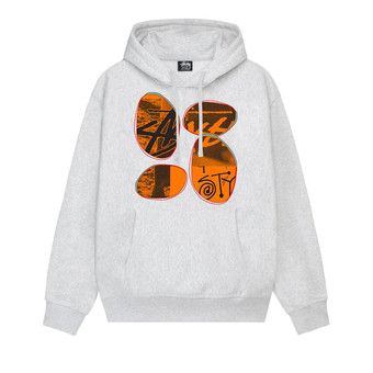 Buy Stussy David Carson Vespa Hoodie 'Ash Heather' - 3923912