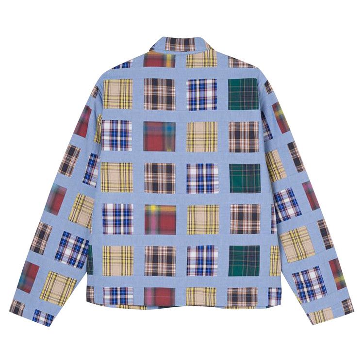 Buy Stussy Madras Patchwork Zip Jacket 'Plaid' - 115586 PLAI | GOAT