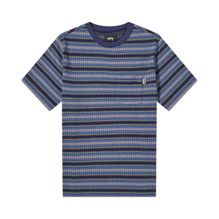 Buy Stussy Ombre Stripe Tee 'Navy' - 1140204 NAVY | GOAT