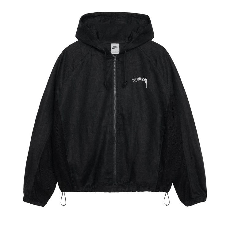 Nike X Stussy Linen Shell Jacket Black