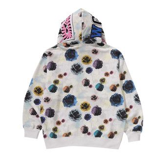 a bathing ape floral camo shark エイプ　パーカー FLORAL CAMO SHARK RELAXED FIT FULL ZIP HOODIE MENS – us.bape.com