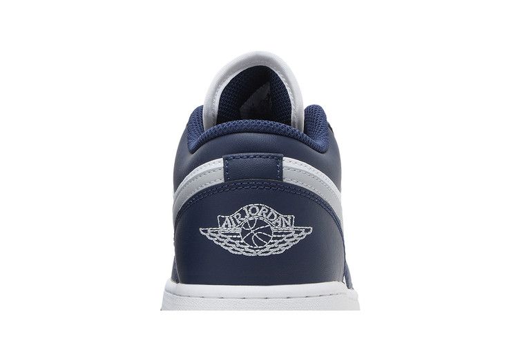 Air Jordan 1 Low Gs Midnight Navy Wolf Grey