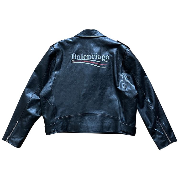 ●送料込●BALENCIAGA●Cropped ロゴ moto ジャケット 1451297_02.jpg.jpeg