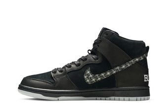 Buy Nike Black Bar x SB Zoom Dunk High Pro 'Black' - AH9613 002 | GOAT