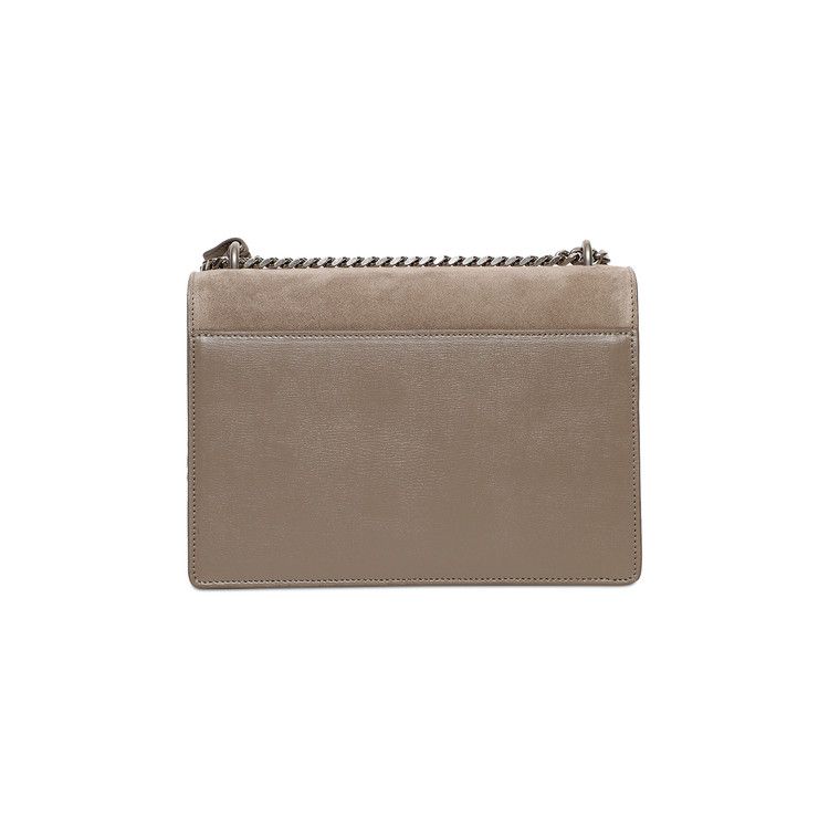 Saint Laurent Sunset Shoulder Bag Warm Taupe