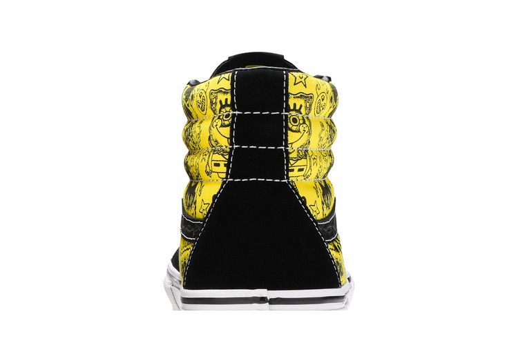 Mike Gigliotti X Spongebob Squarepants X Vans Skate Sk8-Hi Black Yellow