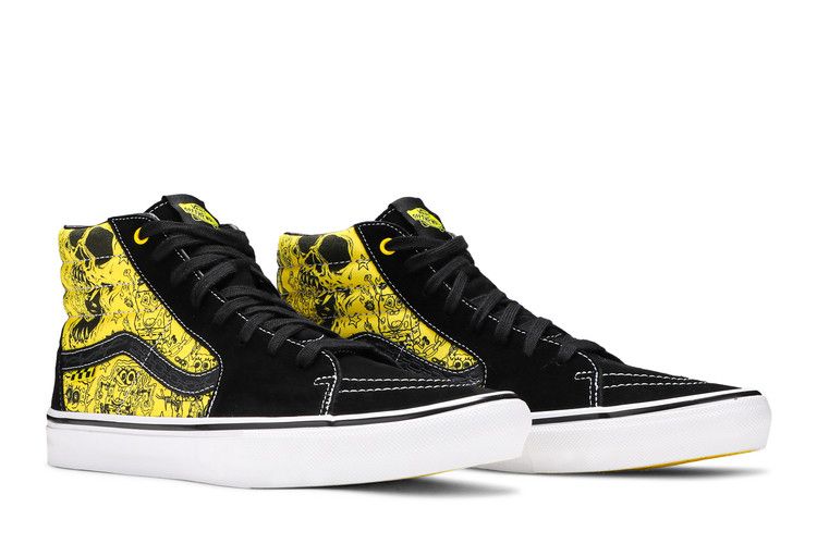 Mike Gigliotti X Spongebob Squarepants X Vans Skate Sk8-Hi Black Yellow