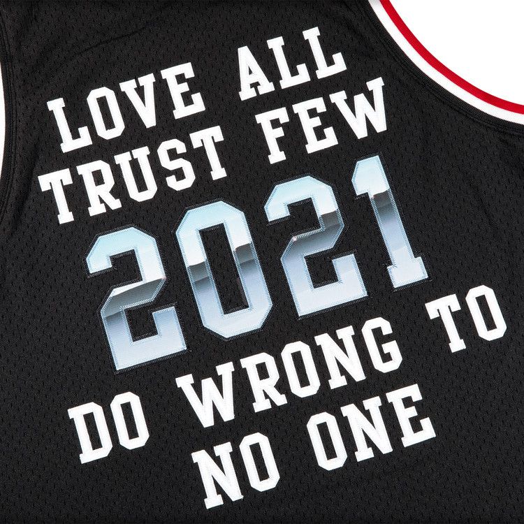 Buy Supreme x Mitchell And Ness Basketball Jersey 'Black