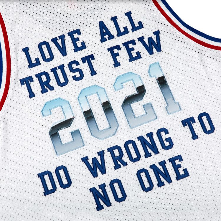 Buy Supreme x Mitchell And Ness Basketball Jersey 'White