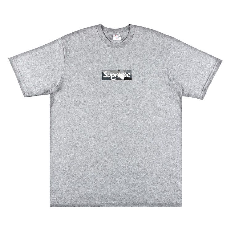 Buy Supreme x Emilio Pucci Box Logo Tee 'Heather Grey/Black