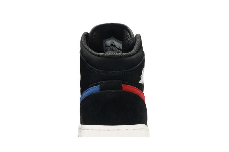 Air Jordan 1 RETRO Mid Gs Black University Red