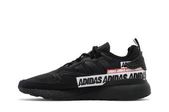 Buy Adidas ZX 2K Boost 'Bold Logo Graphic - Black' - FX7038 | GOAT