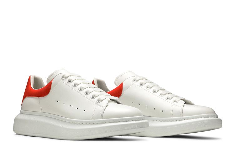 Alexander Mcqueen Oversized Sneaker White Warm Orange
