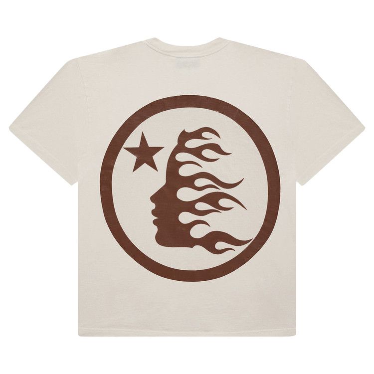 Hellstar Classic T-Shirt (Gel Print) White/Brown