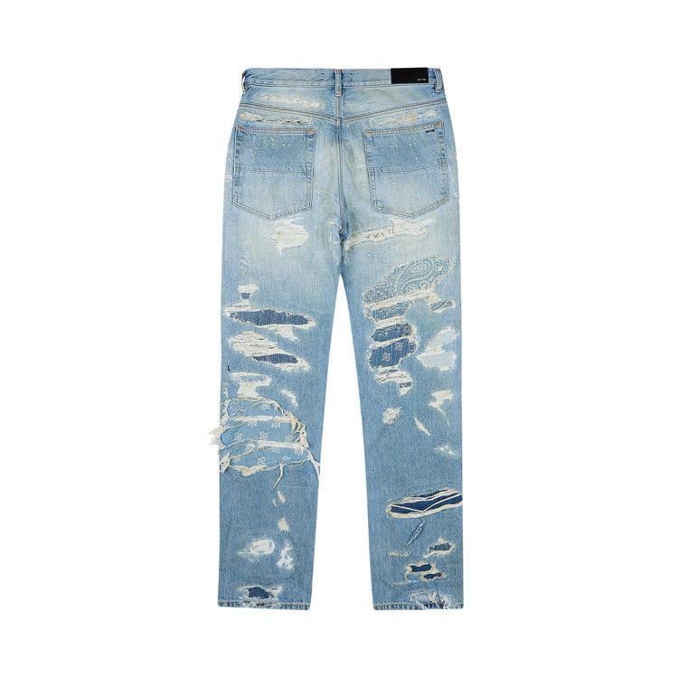 Amiri Repaired Straight Jean 'antique Indigo'
