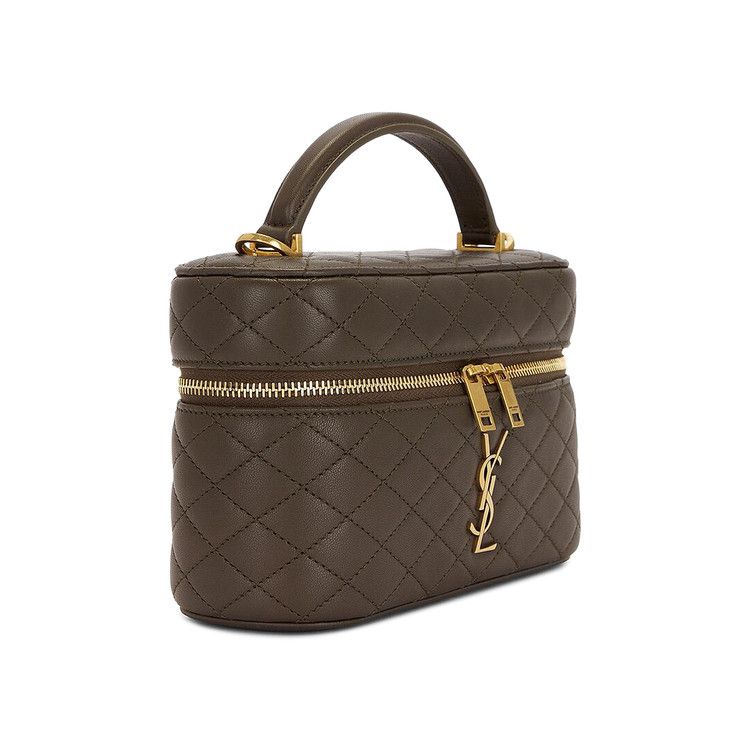 Saint Laurent Mini Vanity Bag With Strap 'light Musk'