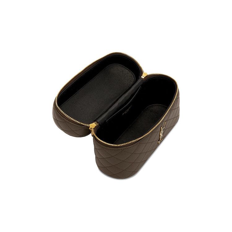 Saint Laurent Mini Vanity Bag With Strap 'light Musk'