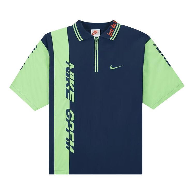 Nike X Cactus Plant Flea Market Shorts-Sleeve Polo Navy/Green