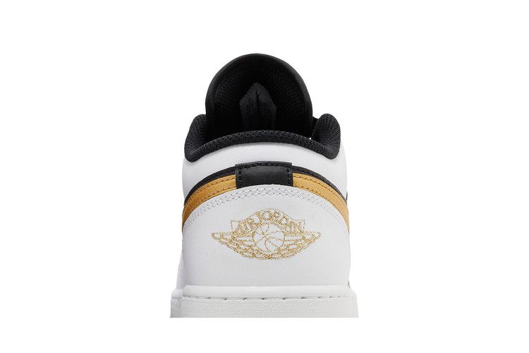 Air Jordan 1 Low Gs Gold Swoosh