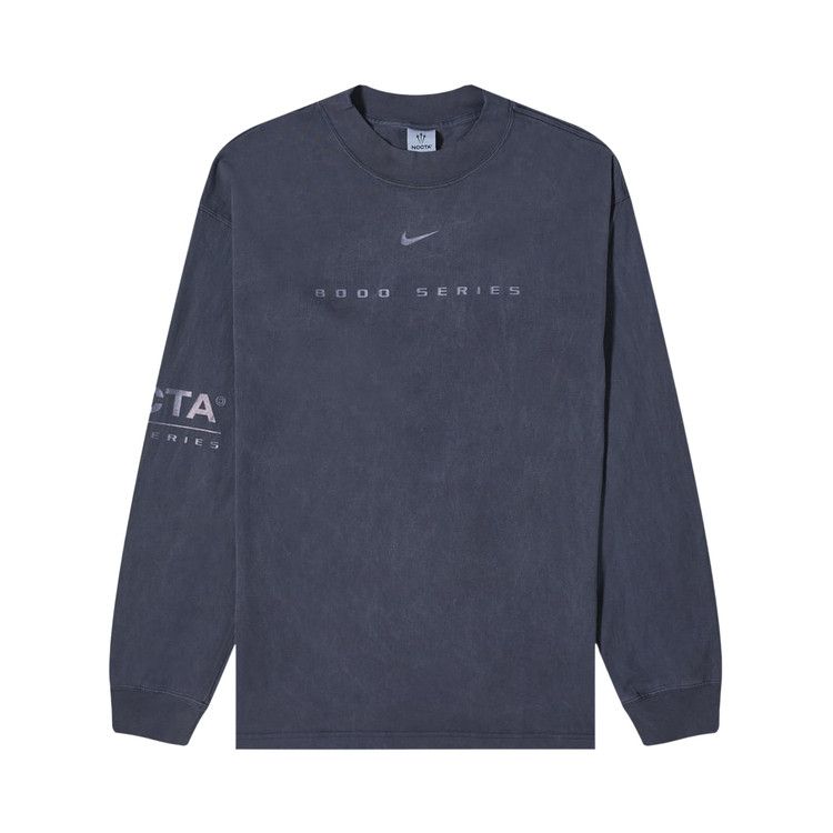 Nike X Nocta Nrg Long-Sleeve Mock Neck T-Shirt Dark Obsidian