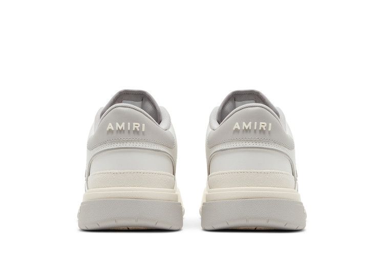 Amiri Classic Low Logo - White Grey