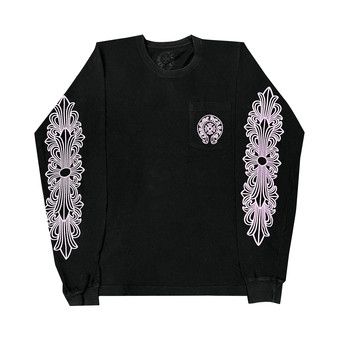 Buy Chrome Hearts Chengdu Pocket Long-Sleeve 'Black/Pink' - 1383