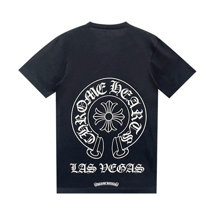 Tシャツ・カットソー Chrome Hearts Las Vegas Exclusive Horseshoe Floral Cross Tee Chrome Hearts Las Vegas Exclusive Horseshoe Floral Cross Tee