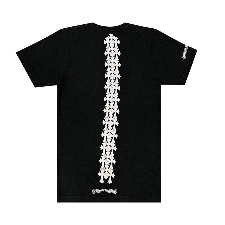 Buy Chrome Hearts Cross Tire Tracks Pocket T-Shirt 'Black' - 1383
