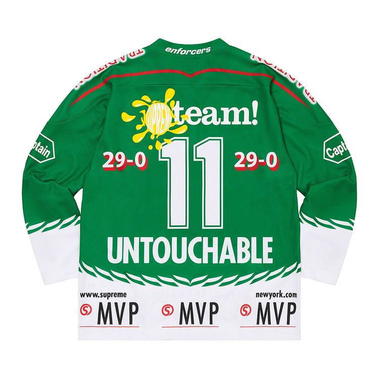 Buy Supreme Eagle Hockey Jersey 'Green' - SS22KN50 GREEN | GOAT