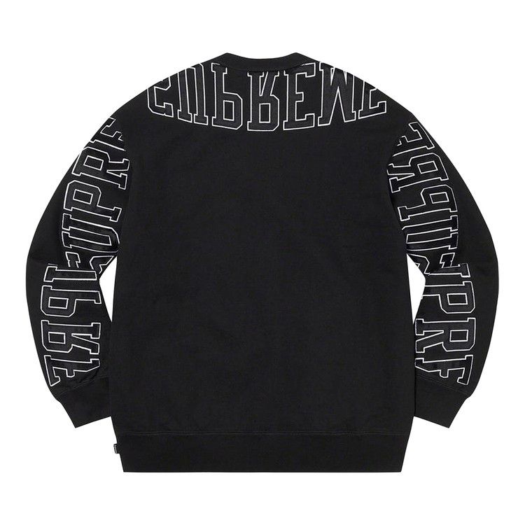 Buy Supreme Multi Arc Crewneck 'Black' - SS22SW14 BLACK | GOAT