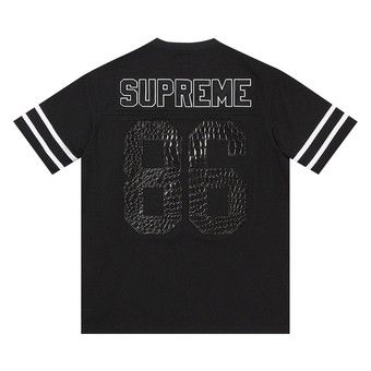 Buy Supreme Faux Croc Football Jersey 'Black' - SS22KN26 BLACK | GOAT