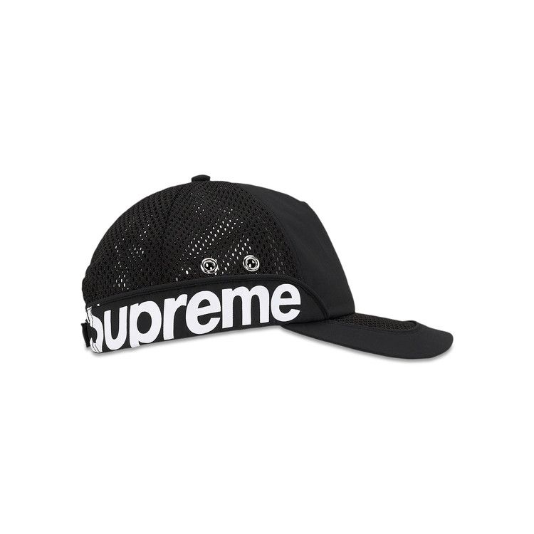 Buy Supreme Side Logo 5-Panel 'Black' - SS22H84 BLACK | GOAT